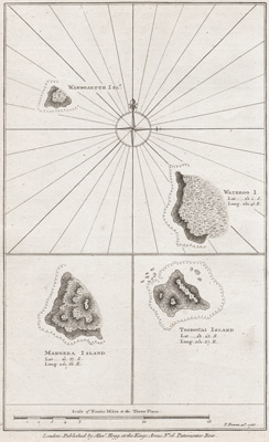 Capt cook island charts